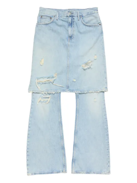 Acne Studios jeans con efecto envejecido