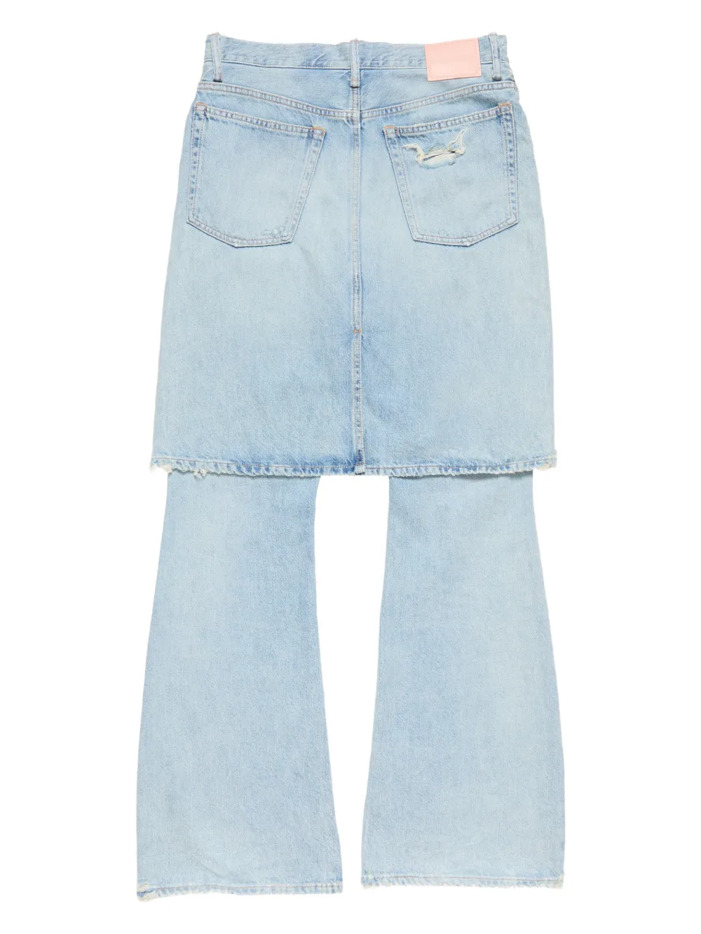 Acne Studios Layered Jeans in Blue, view 4