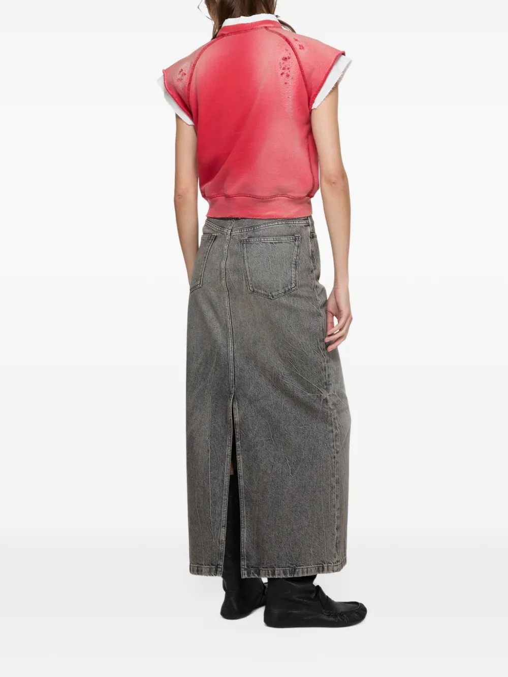 Acne Studios Denim rok Grijs
