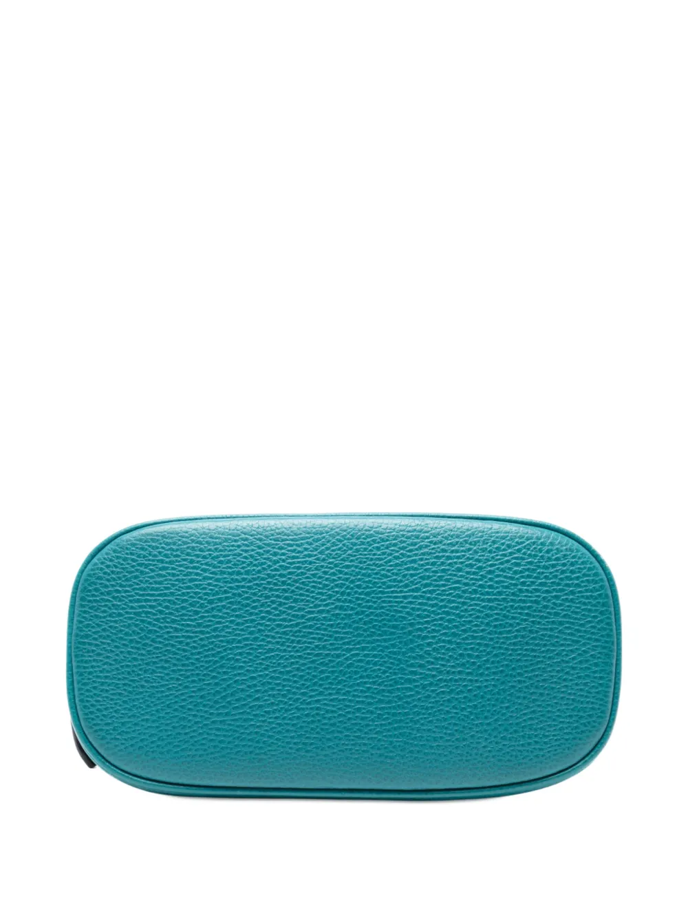 GUCCI Pre-owned 2016-2025 Mini Leather Gg Charm Dome Satchel In Blue