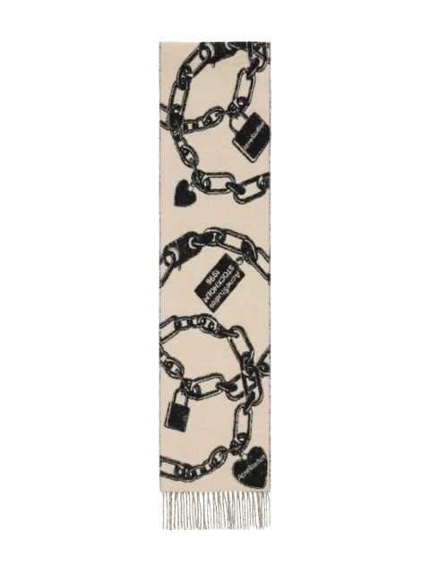 Acne Studios chain fringe scarf