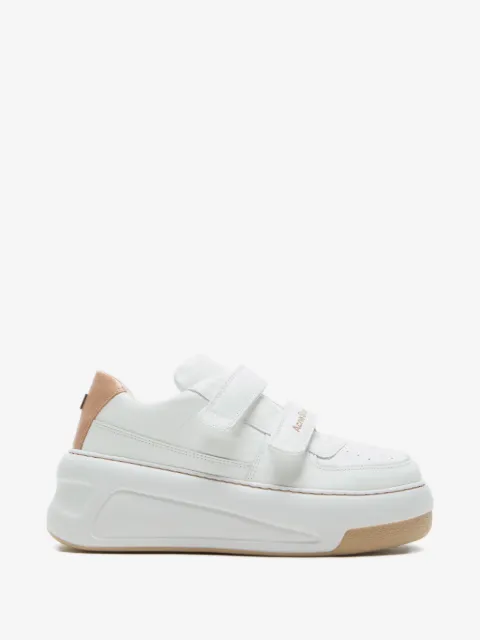 Acne Studios leather touch-strap sneakers