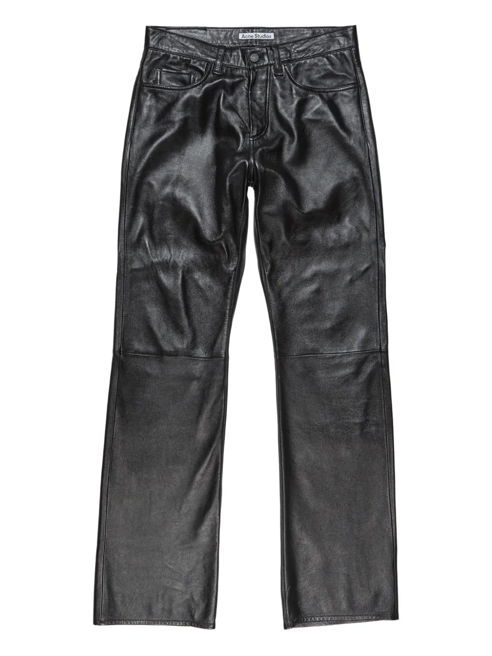 Acne Studios lamb leather trousers - Nero