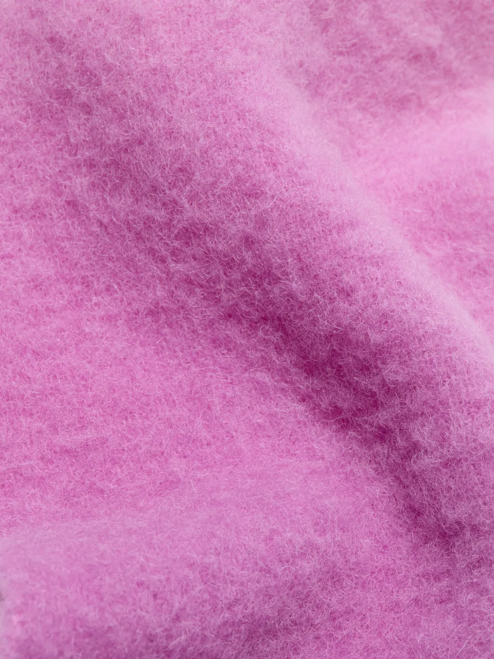  Acne Studios Logo Fringed Scarf - Pink 