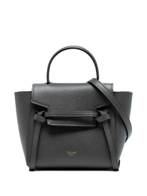 Celine Pre-Owned 2010-2025 Pico Grained Calfskin Belt Bag satchel