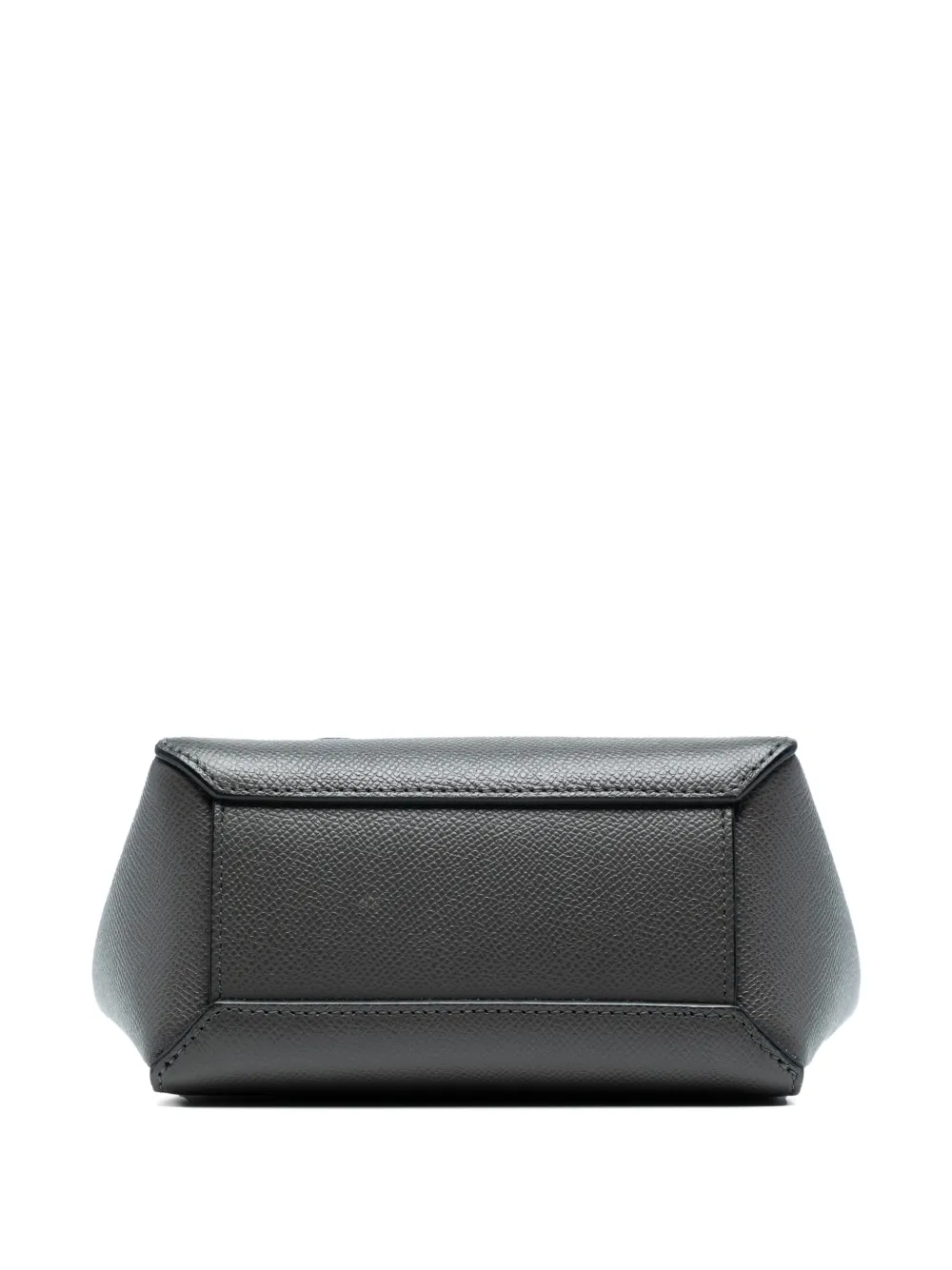 CELINE Pre-owned 2010-2025 Pico Grained Calfskin Belt Bag Satchel In Gray