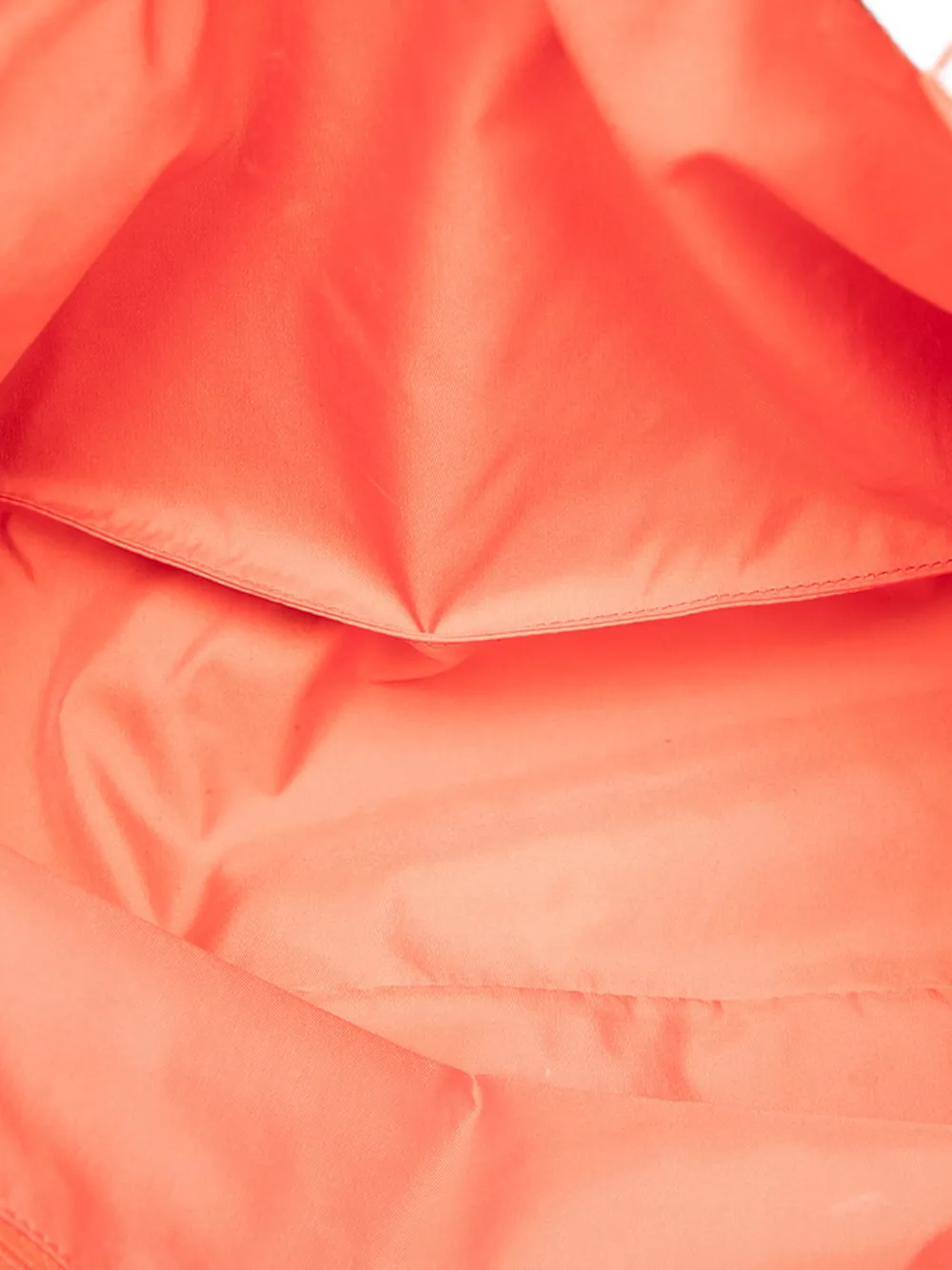 Pre-owned Chanel 2002-2003 New Travel Line Nylon Tote Bag In Orange