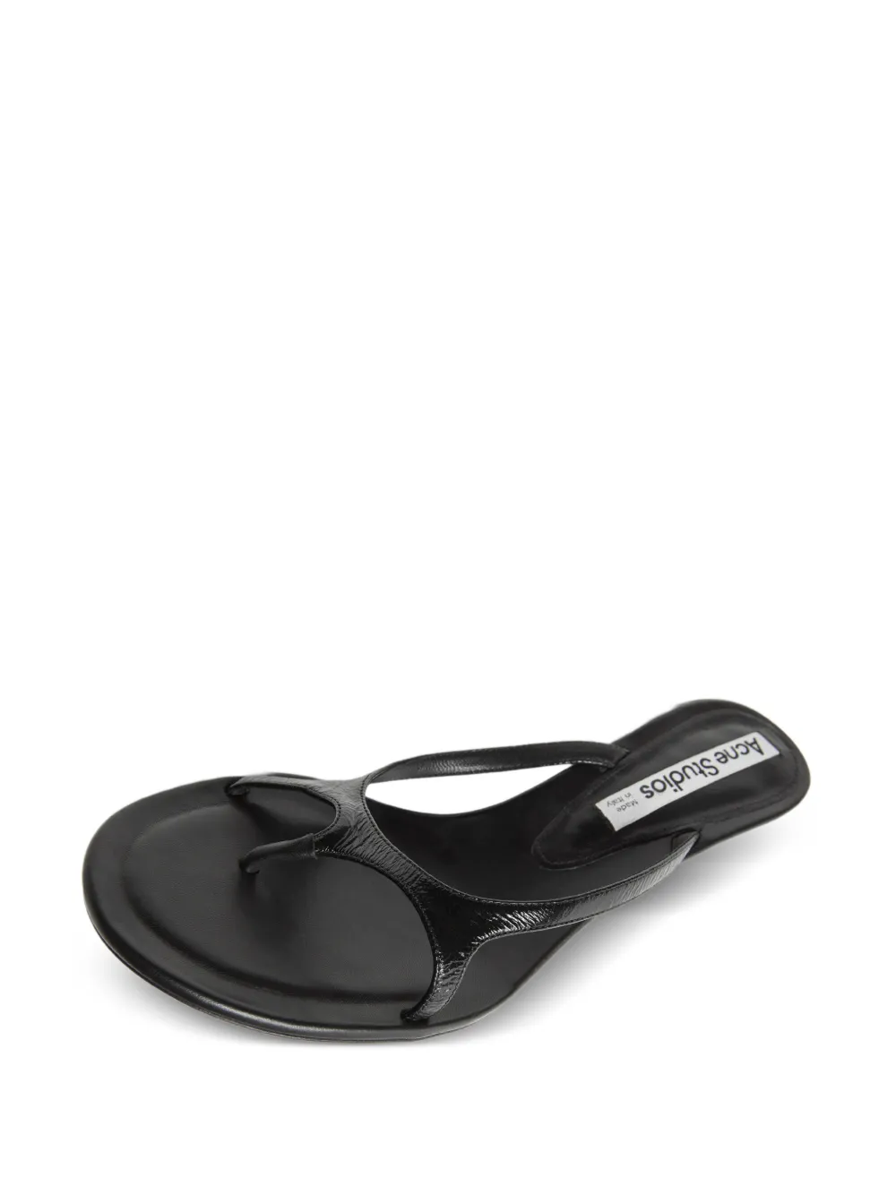 Acne Studios Leren sandalen Zwart