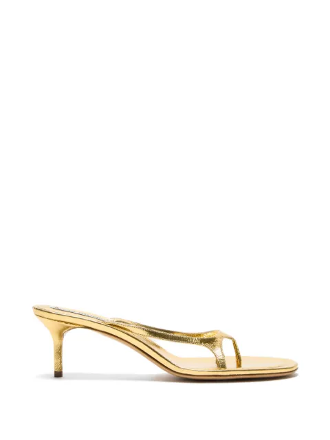 Acne Studios metallic leather sandals