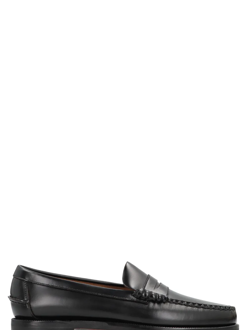 Sebago Classic Dan Leather Loafers In Black