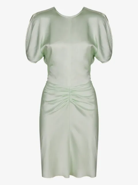 Victoria Beckham draping short-sleeve mini dress