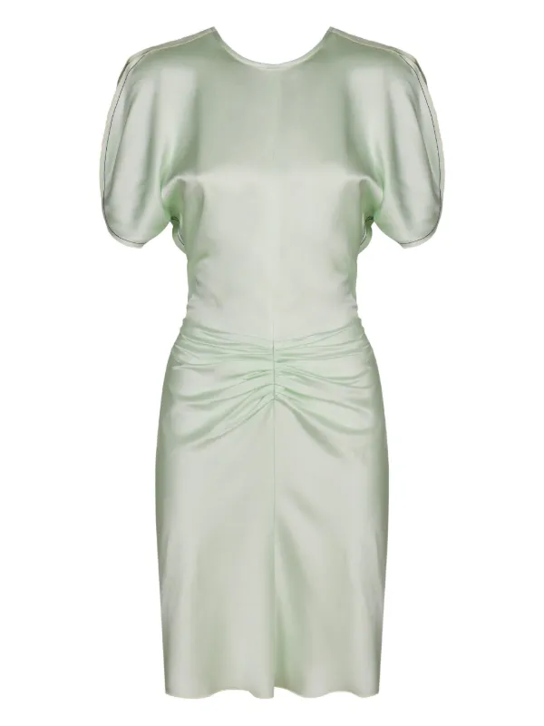 slim fit dress slacks Forest Green Flutter Sleeve Mini Dress - Casual Dresses main image 1