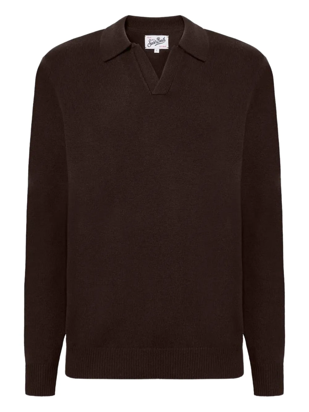 MC2 Saint Barth suéter con cuello en V | marrón | Image 1