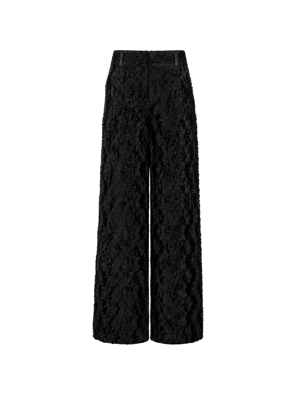 Maitre Pierre textured straight-leg trousers
