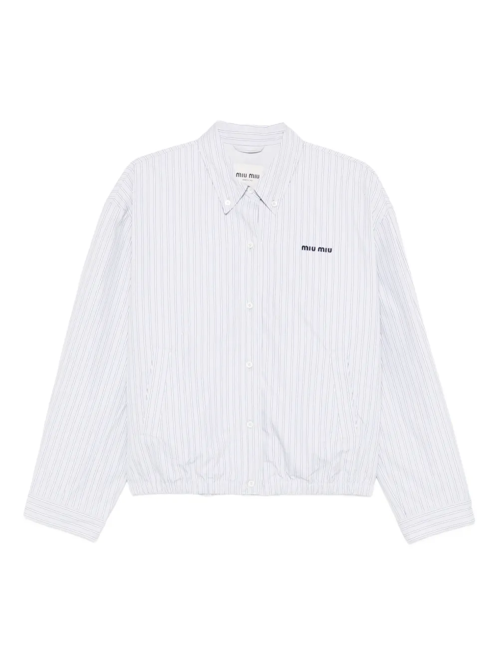 Miu Miu button-up bomber jacket | Grey | Image 1