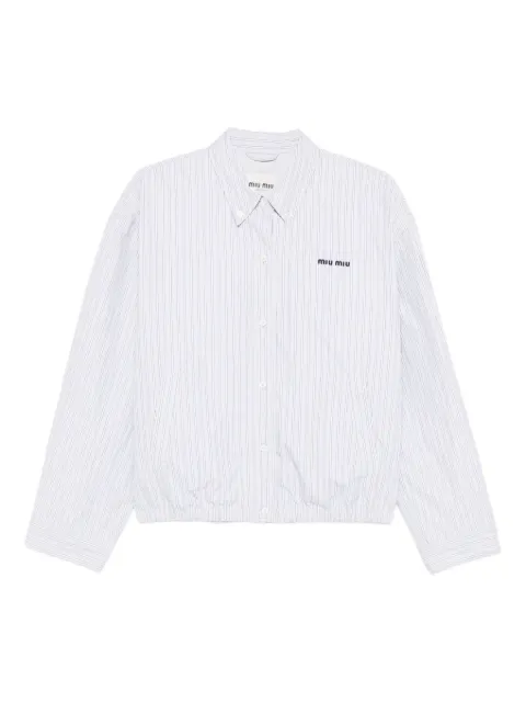 Miu Miu button-up bomber jacket