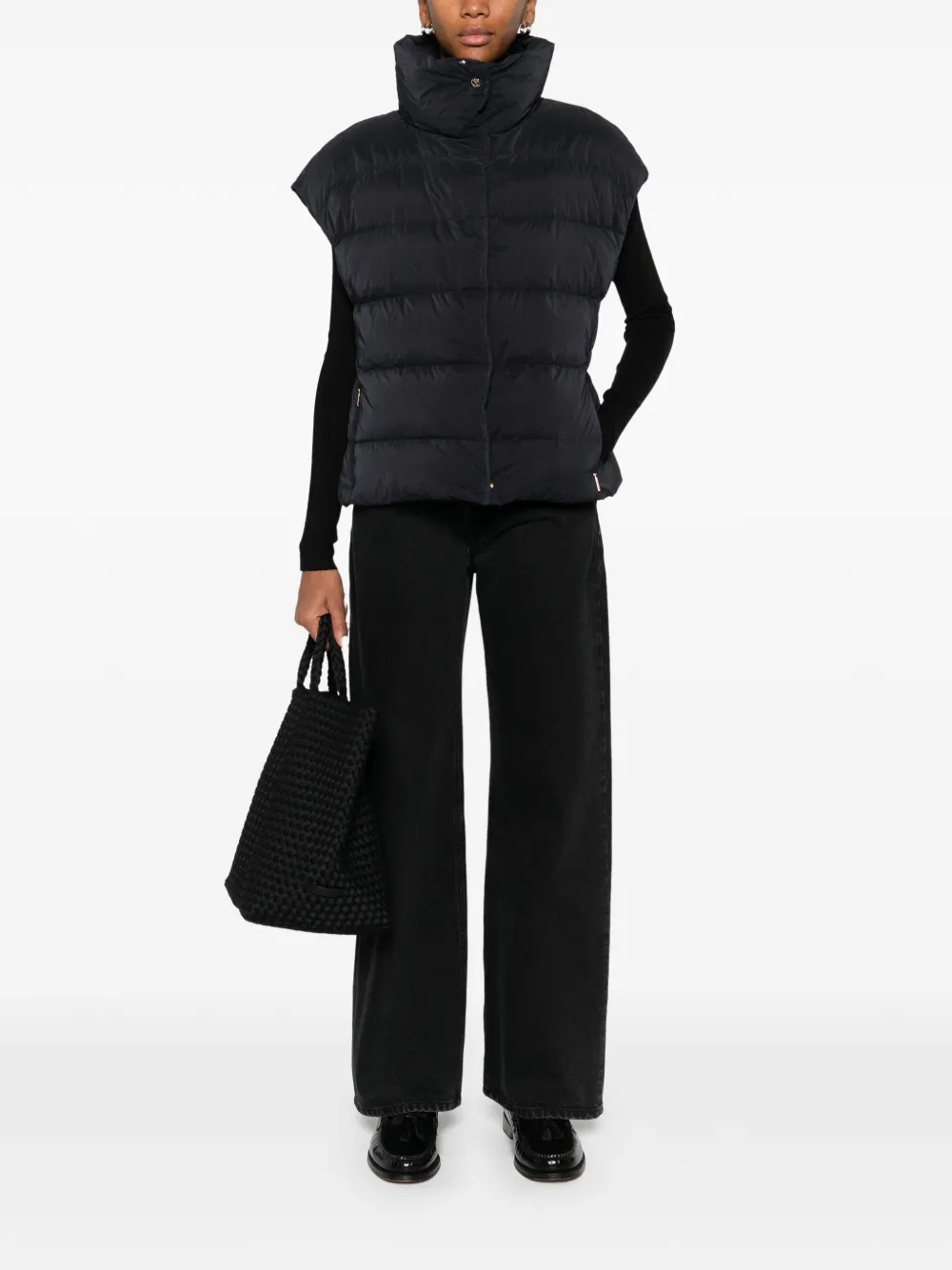 Moorer zip-up gilet | Waistcoats & Gilets | Image 2