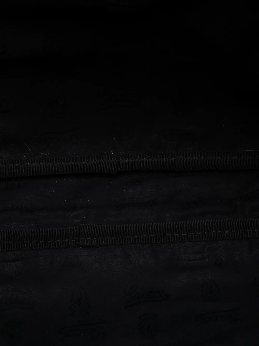 Pre-owned Gucci 2016-2025 Gg Imprime Business Bag In Black