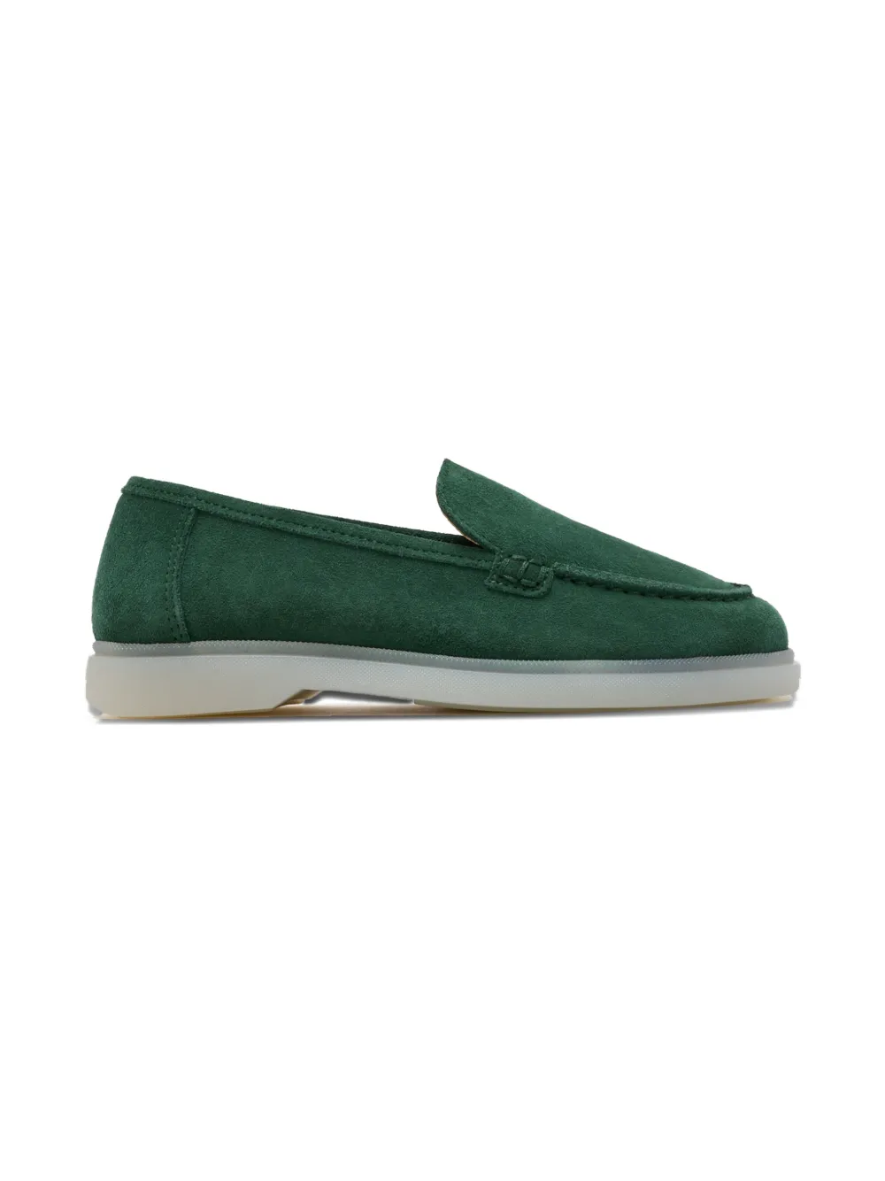 Forsa dune topstitched loafers Groen
