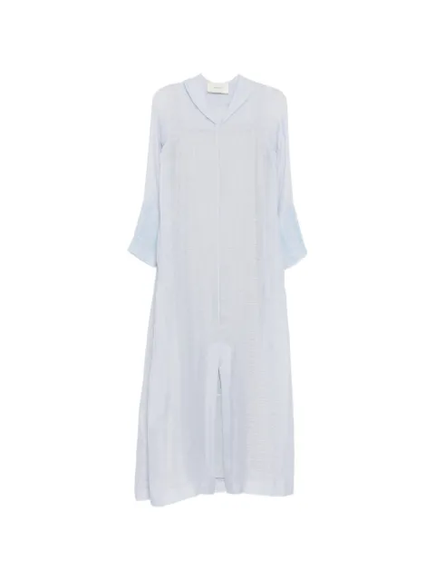 SHATHA ESSA vestido largo con cuentas bordadas