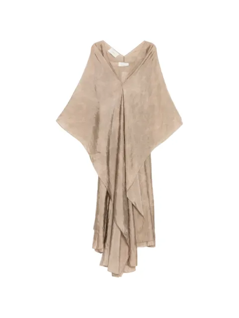 SHATHA ESSA draped maxi dress