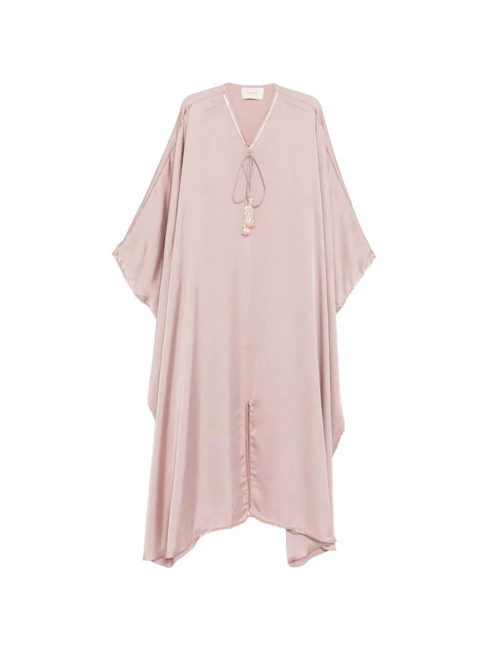 SHATHA ESSA Abito lungo con decorazione - Rosa
