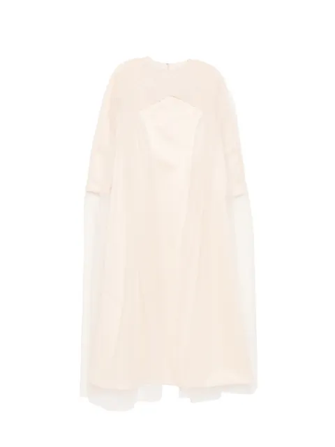SHATHA ESSA vestido largo con detalle de cuentas