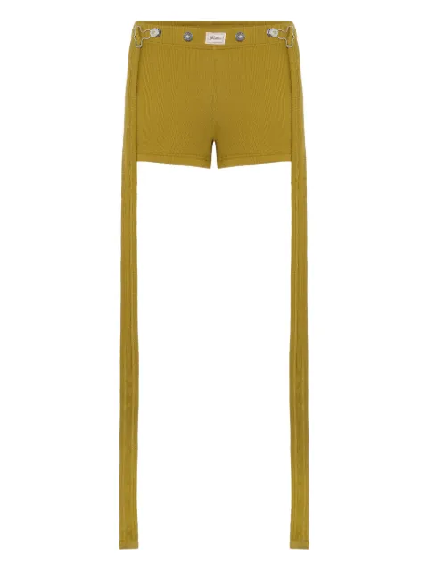 Jean Paul Gaultier Calça canelada com patch