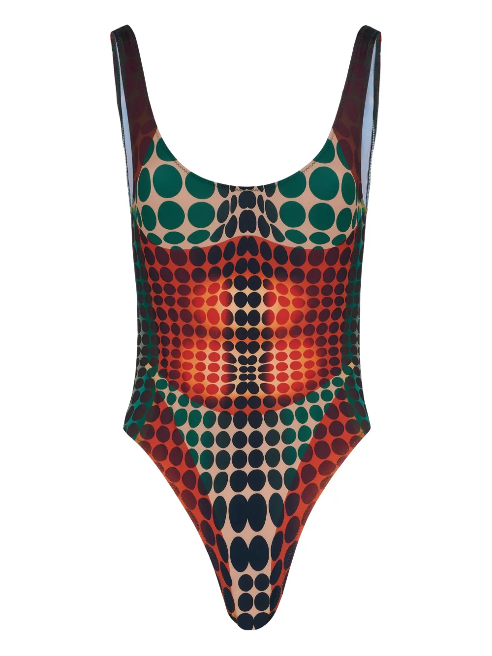 Jean Paul Gaultier Re-edition printed swimsuit | Red | Image 1