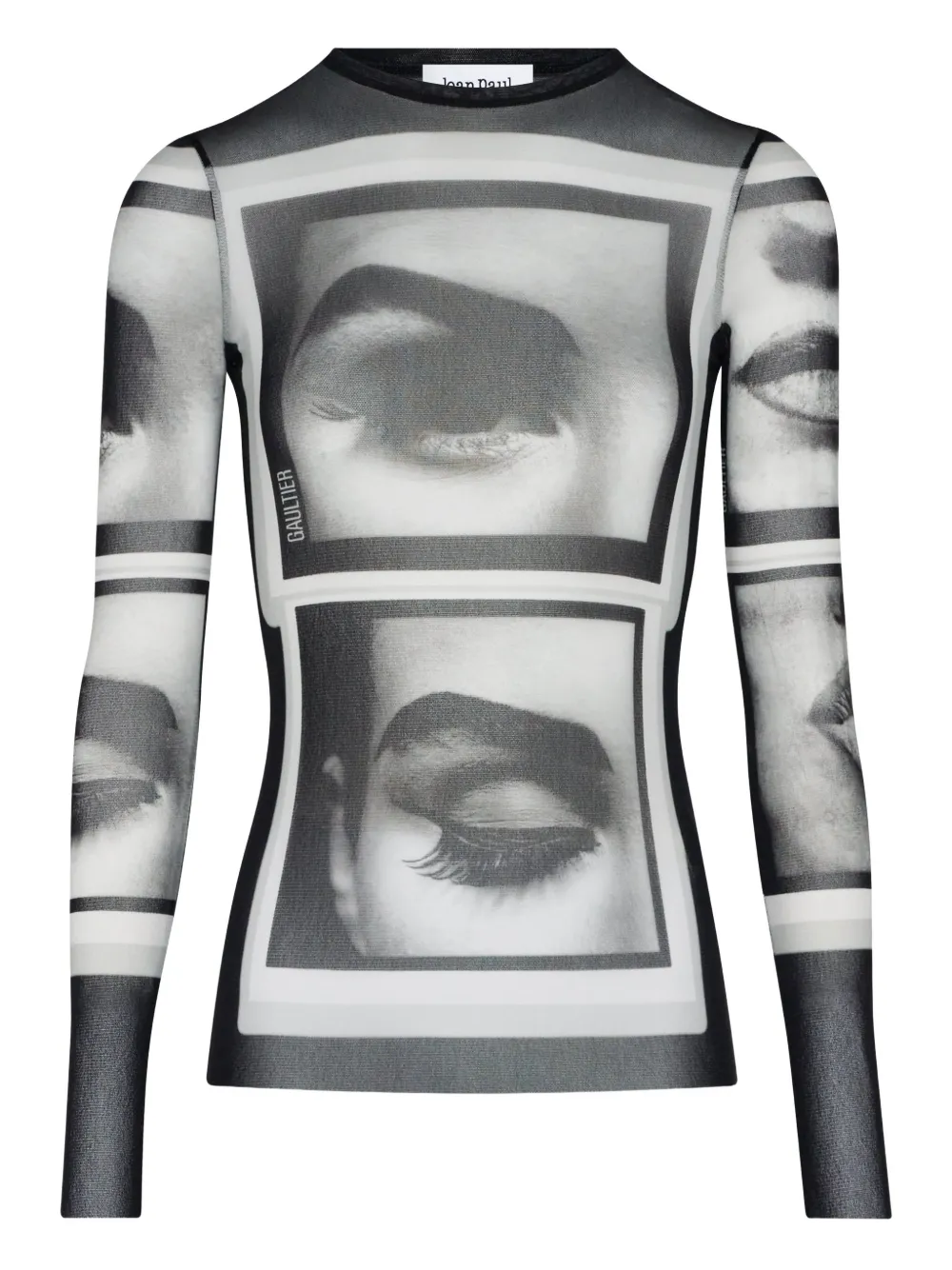 Jean Paul Gaultier printed long-sleeve top | marrón | Image 1