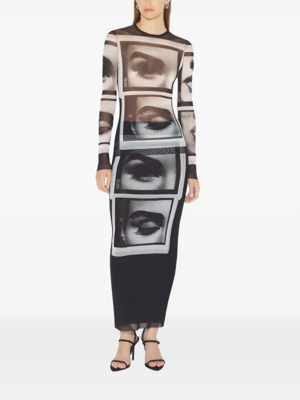 | Top long-sleeve Printed Gaultier Paul Jean Sleeve Long Gloss Gaultier\" Paul \"Jean トップス Brown CA FARFETCH | トップス