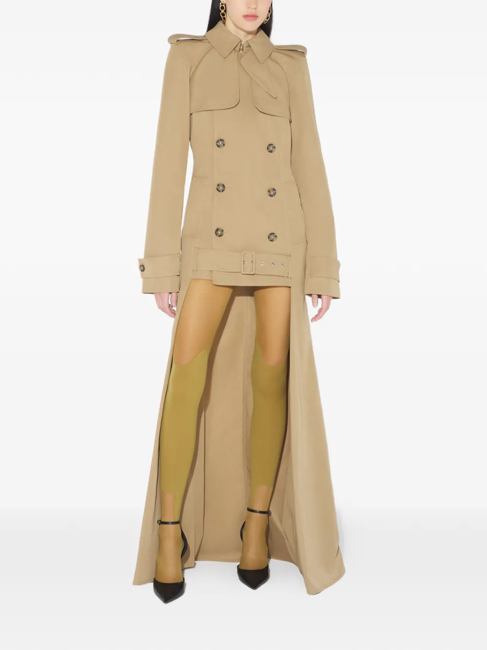 Jean Paul Gaultier buttoned belted trench coat | Trench Coats & Raincoats | Image 2