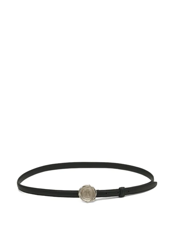 Jean Paul Gaultier Wax Seal Belt in Black