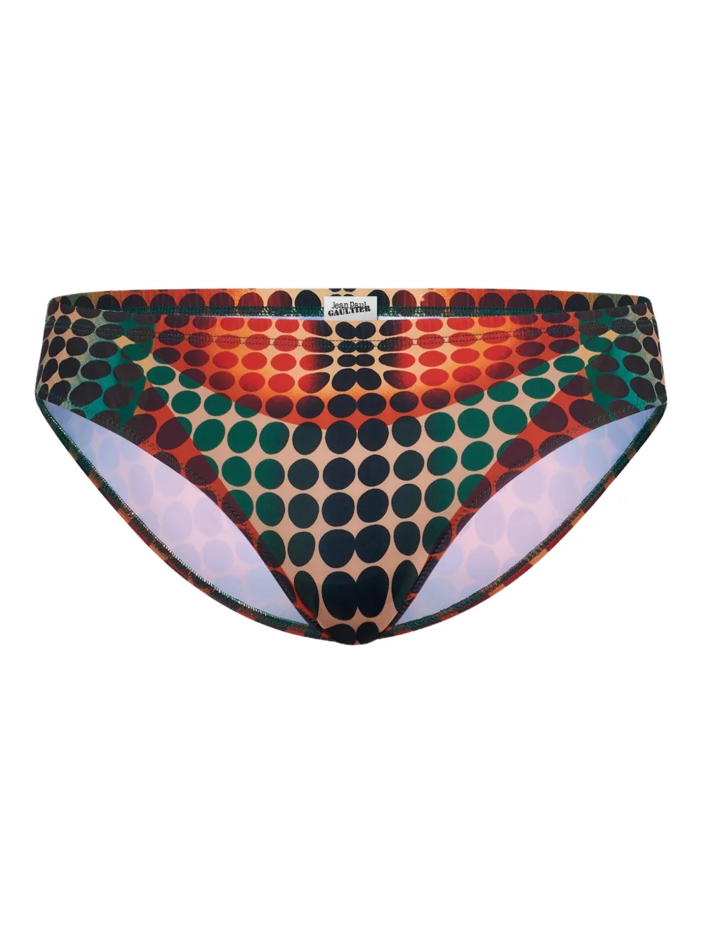 Jean Paul Gaultier dots-print swim brief | naranja | Image 1
