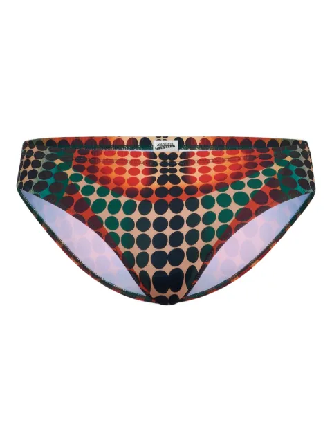 Jean Paul Gaultier dots-print swim brief