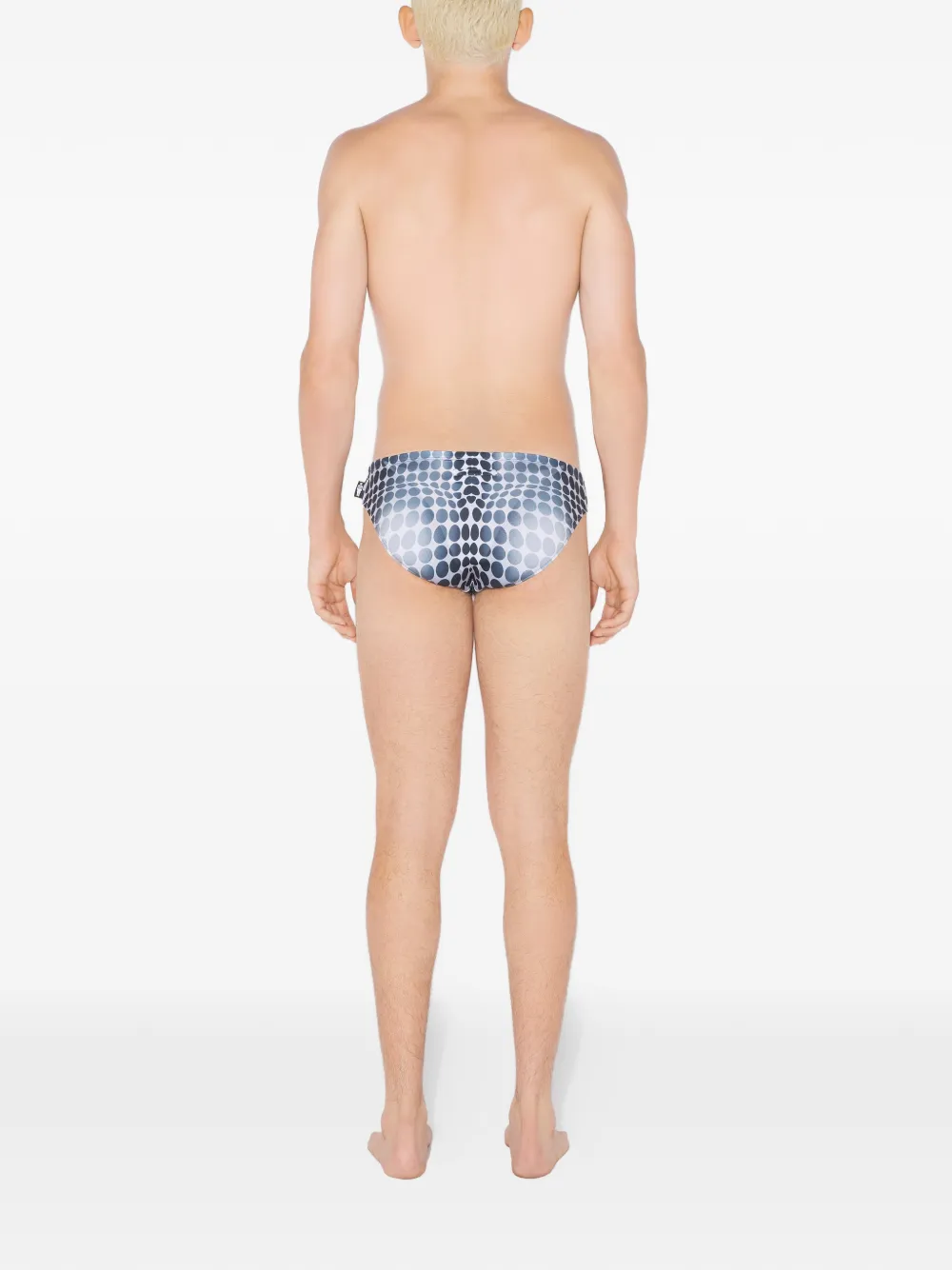 Jean Paul Gaultier Re-edition printed swim brief Grijs