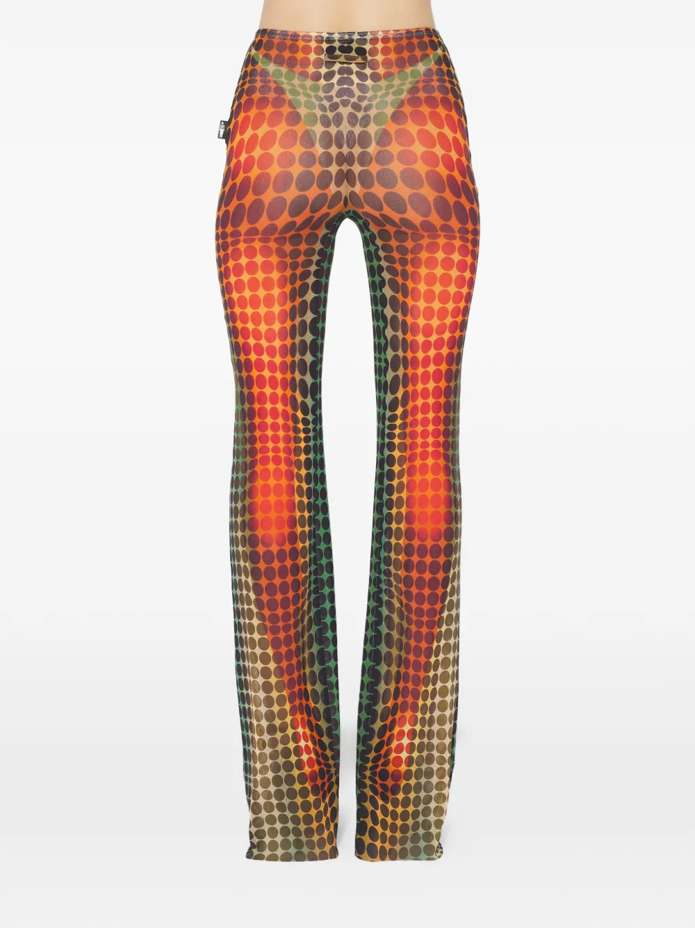 Jean Paul Gaultier Re-edition Flared Trousers In Yellow