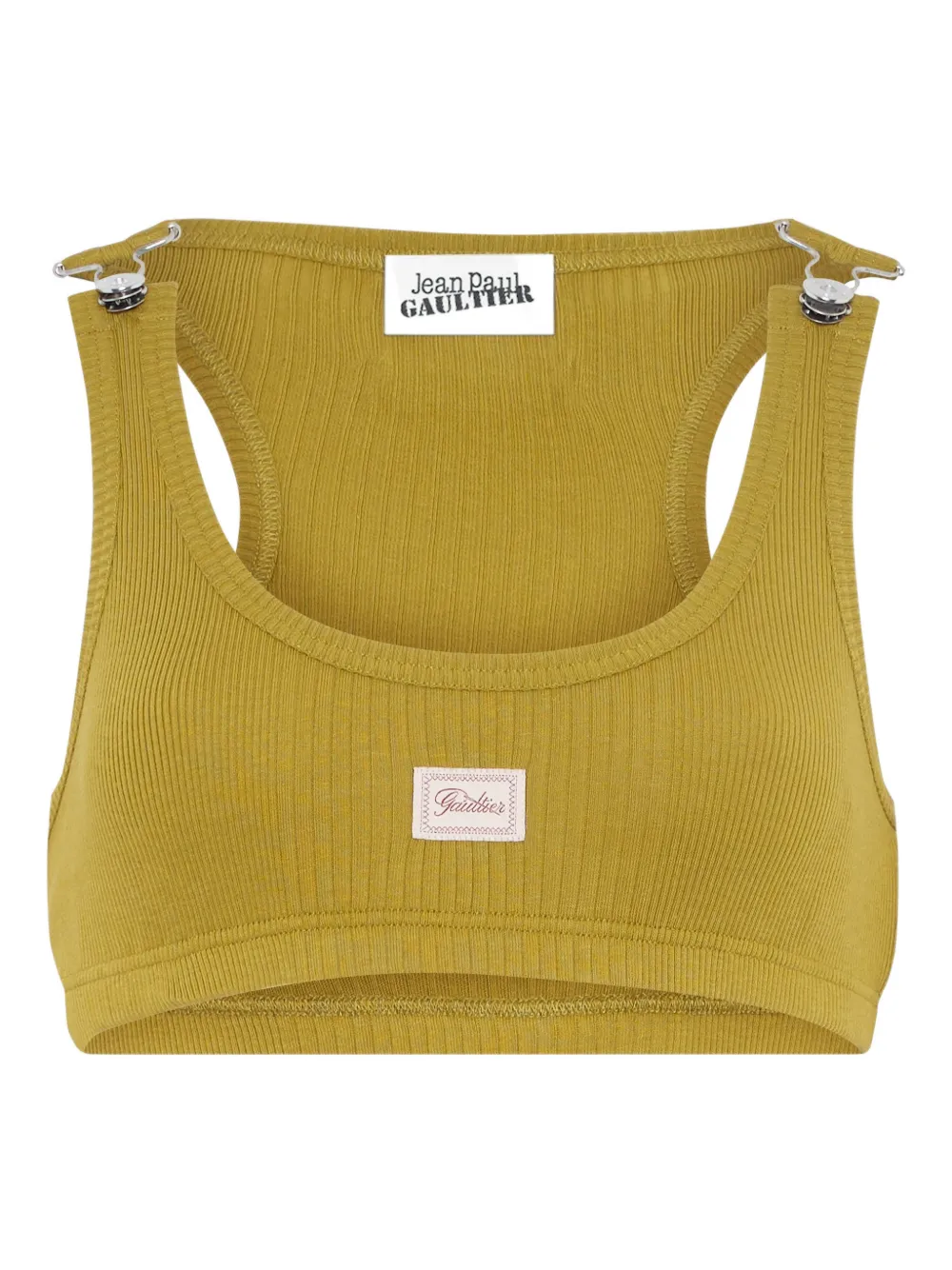 Jean Paul Gaultier Reggiseno a coste - Giallo