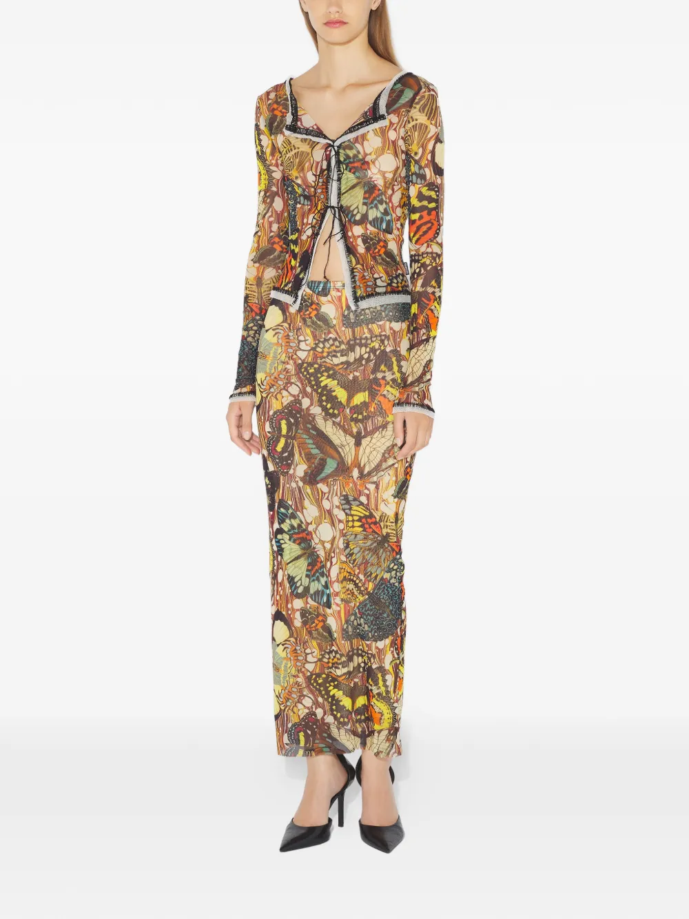 Jean Paul Gaultier printed maxi skirt | Fitted Skirts | Image 2