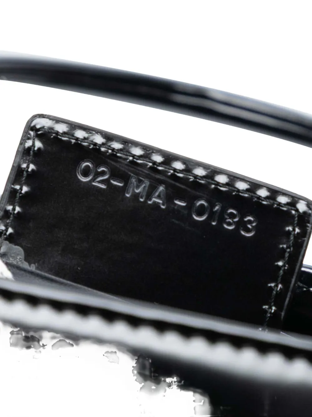 DIOR Pre-owned 2013 Medium Patent Lady Satchel In Black