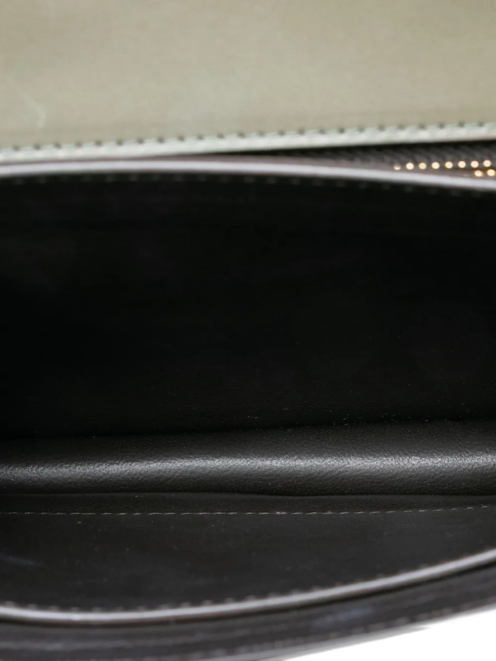 SAINT LAURENT Pre-owned 2019 Suede And Calfskin Monogram Cassandra Clasp Bag Shoulder Bag In Gray