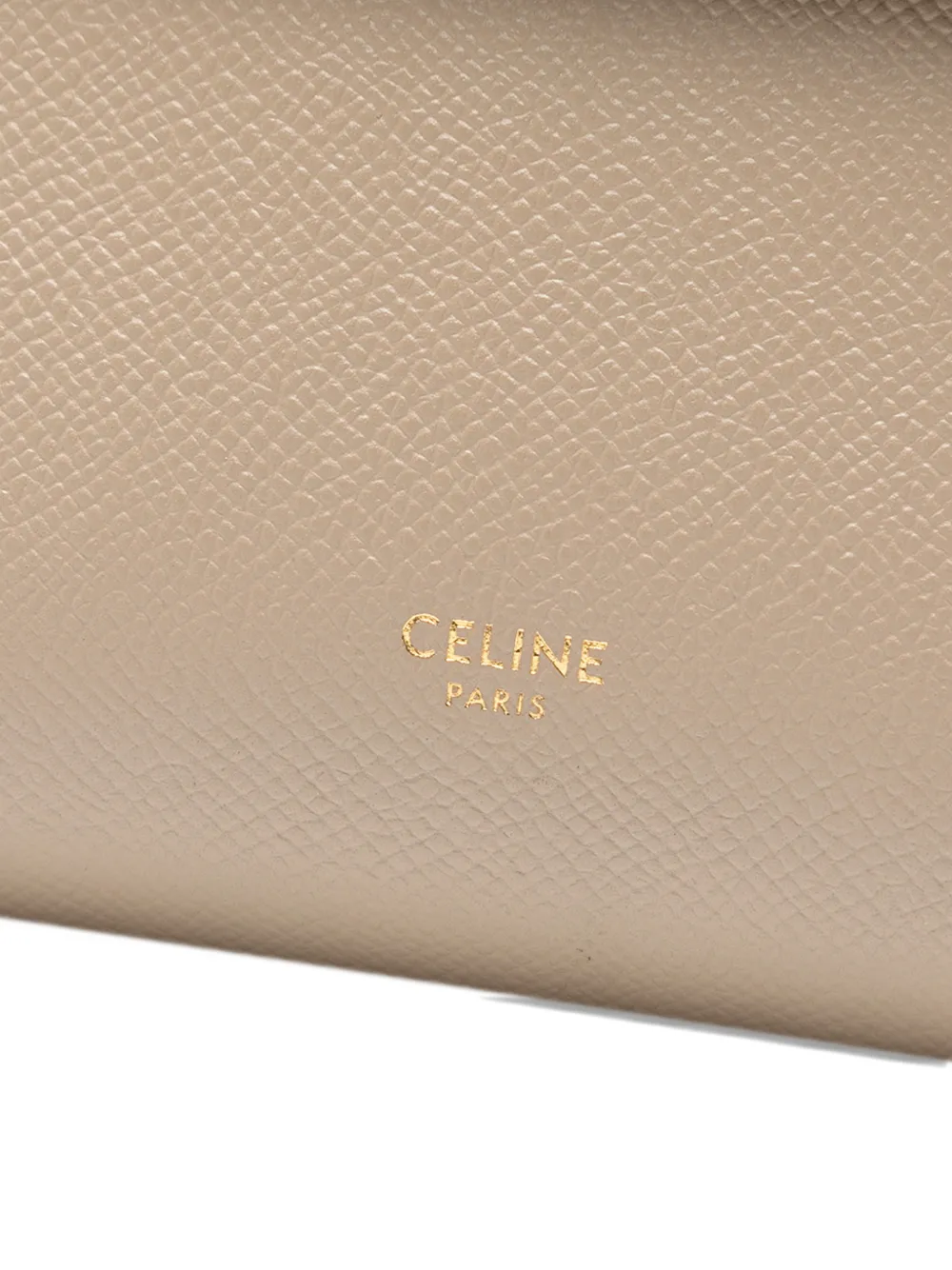 Pre-owned Celine 2021 Nano Grained Calfskin Belt Bag Satchel In Brown