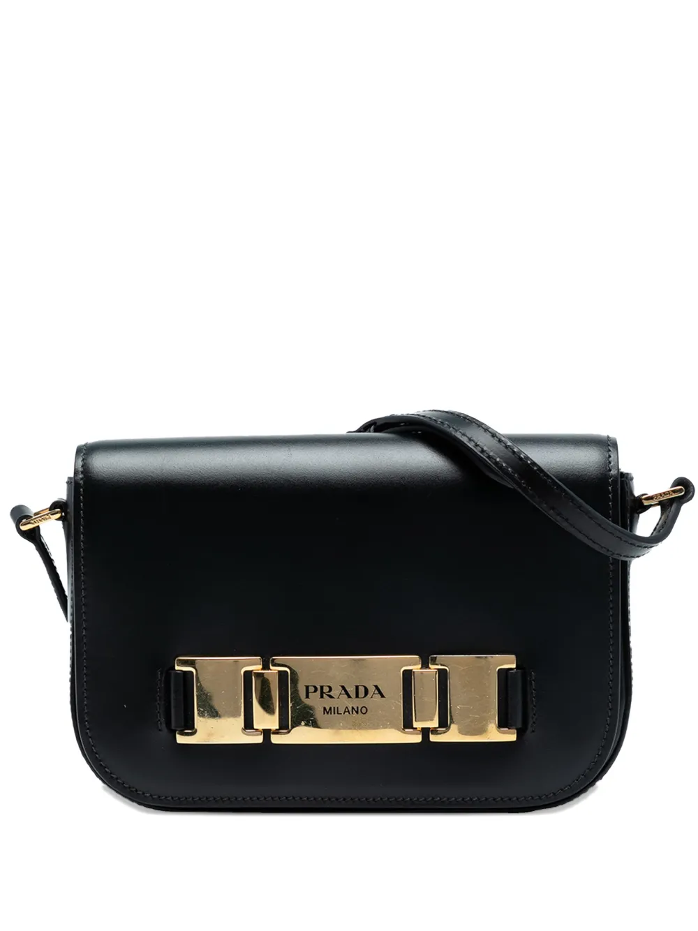 Prada Pre-Owned 2000-2025 City Calf Flap crossbody bag - Nero