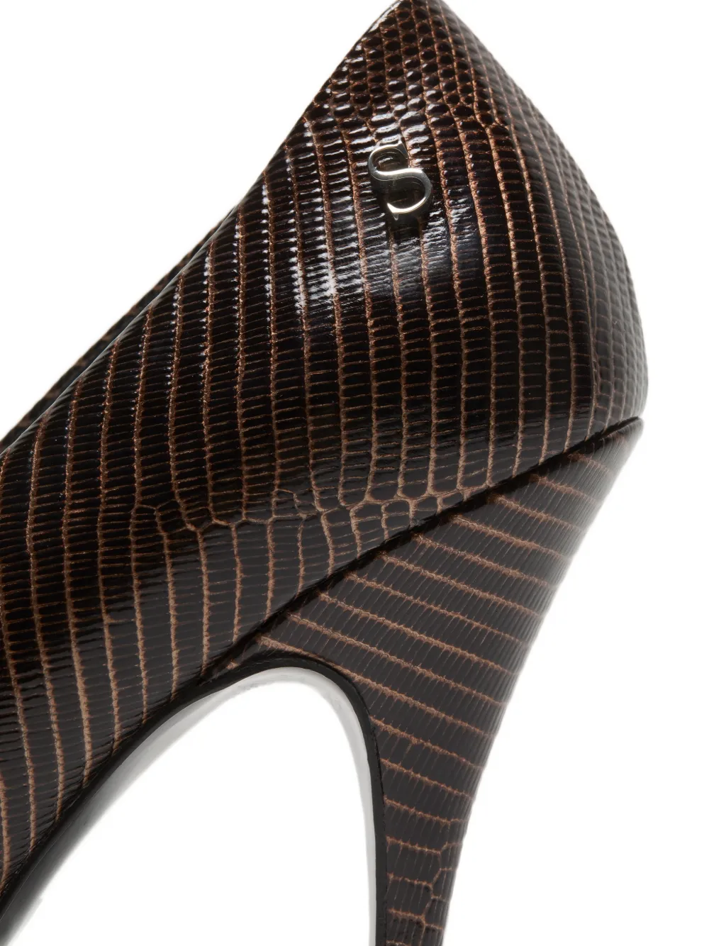 Acne Studios Pumps met puntige neus Bruin