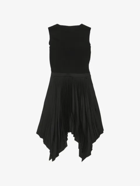 Acne Studios pleated asymmetrical-hem midi dress