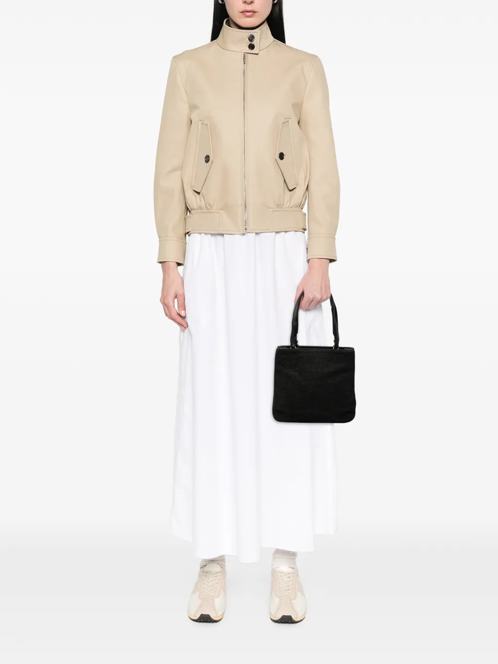 Pre-owned Prada 2000-2013 Wool Tote Bag In Black