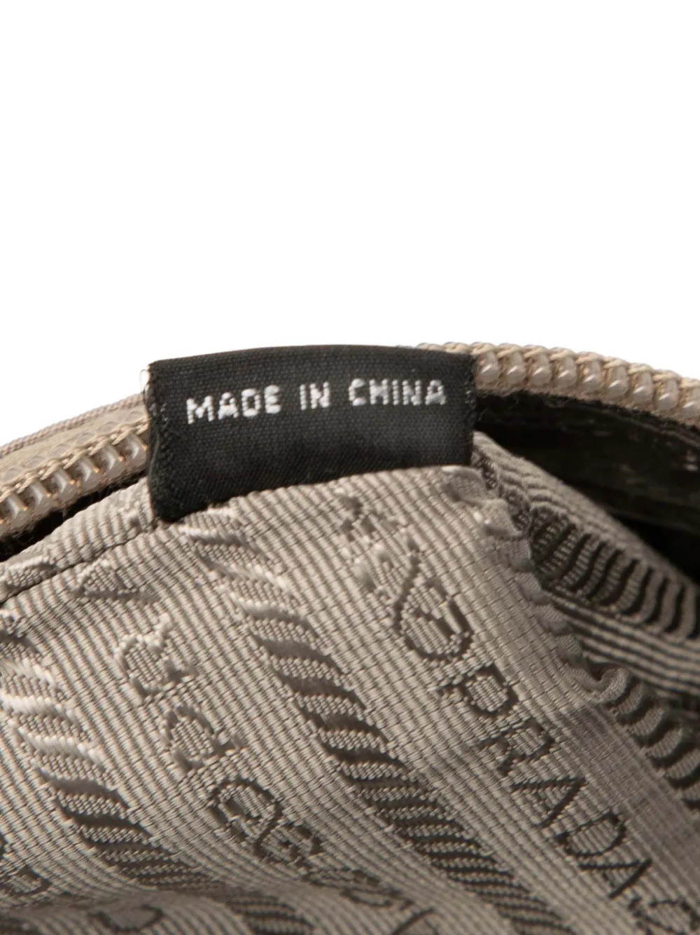 PRADA Pre-owned 2013-2025 Tessuto Clutch Bag In Brown