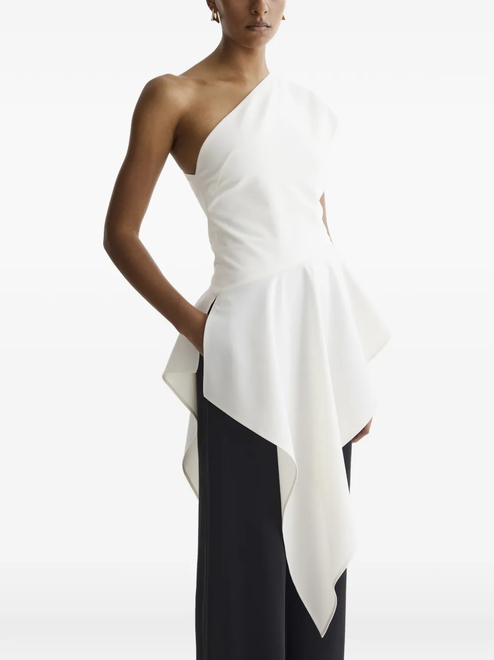 AERON Dune one-shoulder drape top | Blusas | Image 2