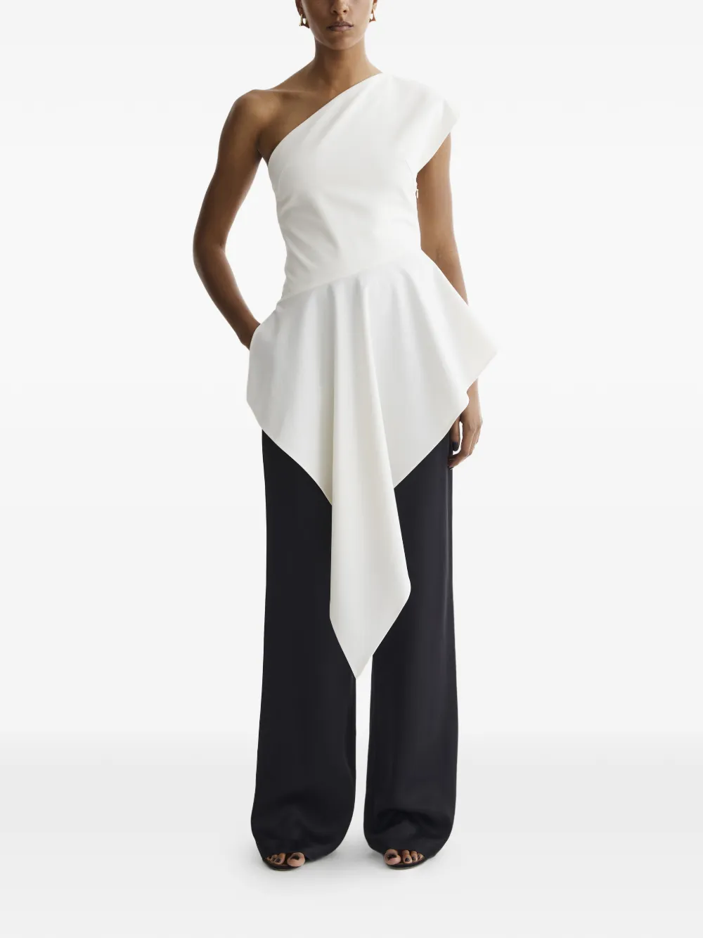 Dune One-Shoulder Drape Top