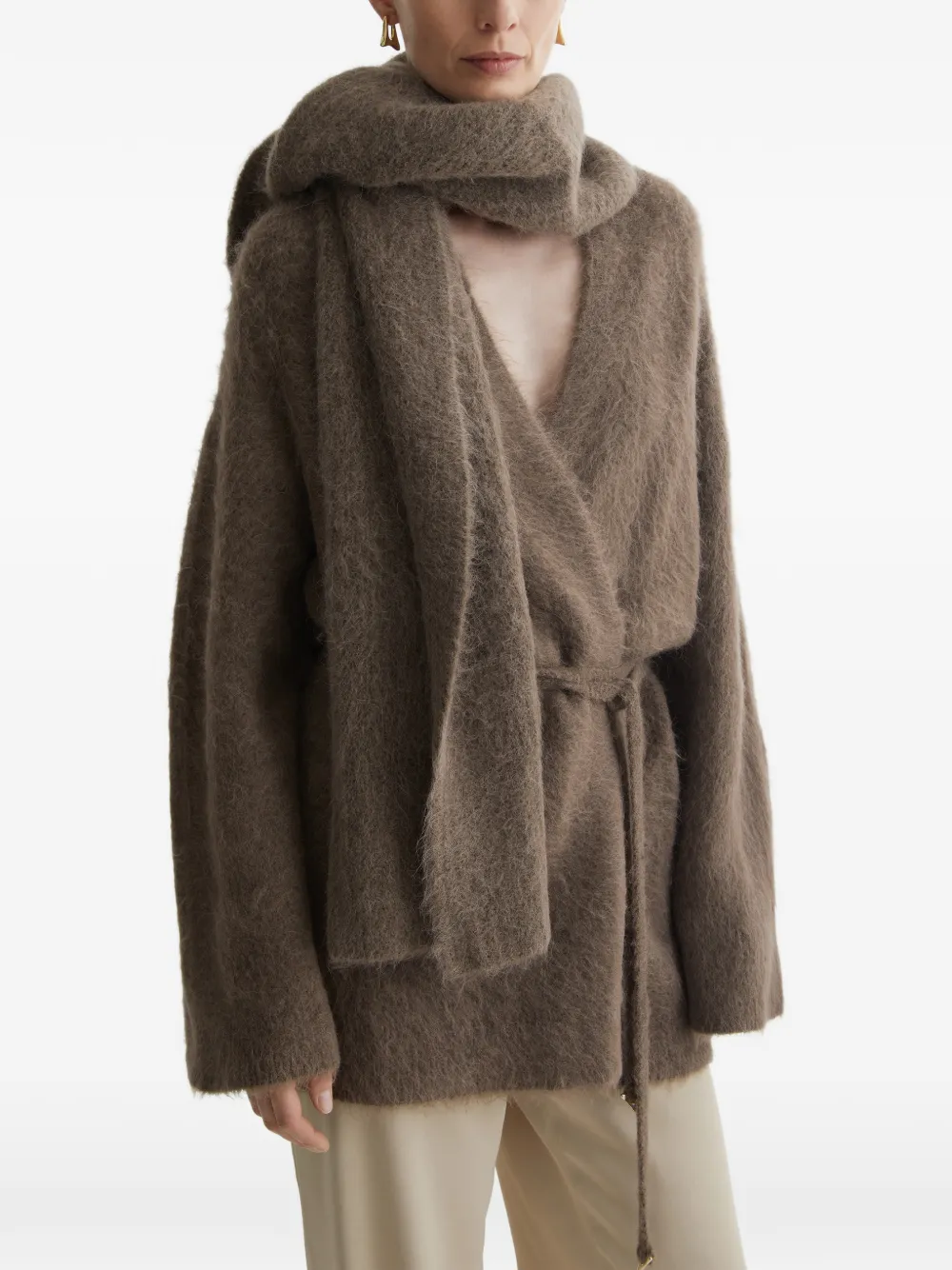 AERON Valotu scarf - Braun